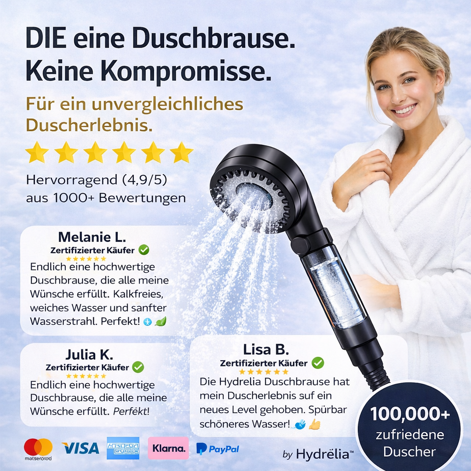 „Hydrélia™“ – Die Dusche mit Spa-Gefühl. 💧💧💧